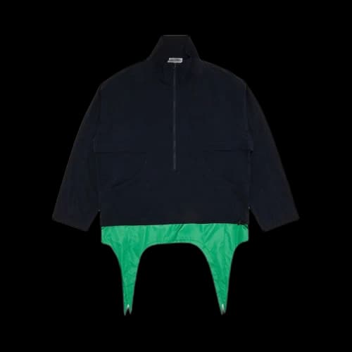 Pre-Owned Kiko Kostadinov Depero Packable Pullover 'Dark Navy/Fern Green', From the Closet of Pusha T