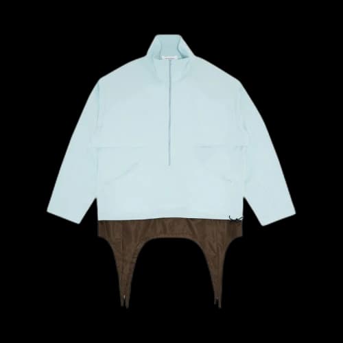 Pre-Owned Kiko Kostadinov Depero Packable Pullover 'Aqua Glass/Dark Khaki', From the Closet of Pusha T