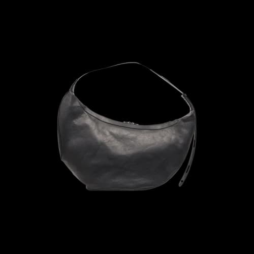 Kiko Kostadinov Cow Grain Leather Moravia Bag 'Obsidian Black'