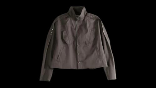 Kiko Kostadinov Light Cotton Twill Egrega Jacket Palm