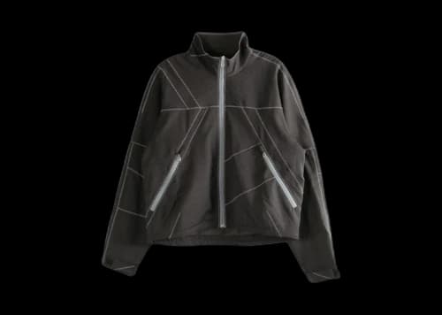 Kiko Kostadinov Melange Wool Fosco Jacket Black