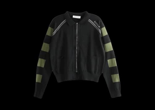 Kiko Kostadinov Combed Cotton Kest Cardigan Camel