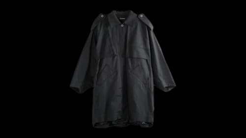 Kiko Kostadinov Women's Statsinger Coat Washed Anthracite