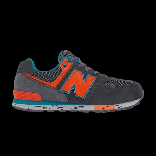 New Balance 574 Kids 'Grey Orange Blue'