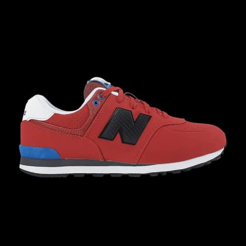 New Balance 574 Big Kid Wide 'Paint Chip - Red'