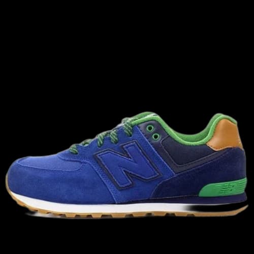 (GS) New Balance 574 'Blue Green White'