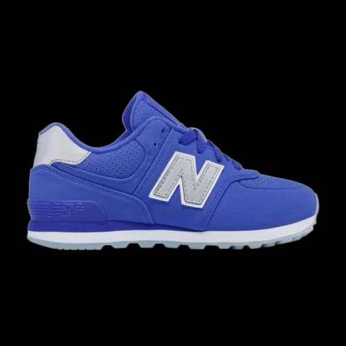 New Balance 574 Luxe Kids 'Fluorescent Blue'