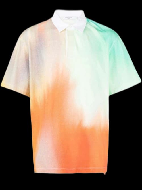 Maison Kitsune x Rop Van Mierlo Fox Relaxed Polo Aquarelle Print