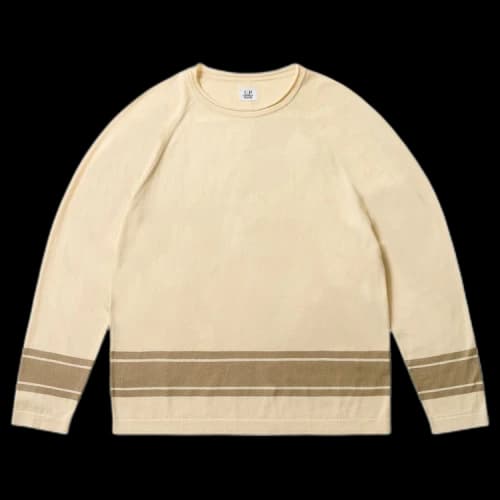 Palace x C.P. Company Cotton Sea Island Mock Neck Knit 'Stone'