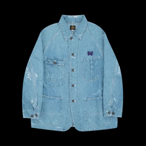 Needles Denim Jacket Men's Indigo