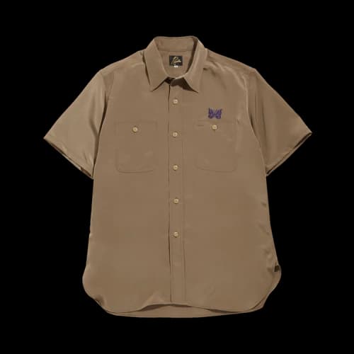 Needles Short-Sleeve Work Shirt 'Camel'
