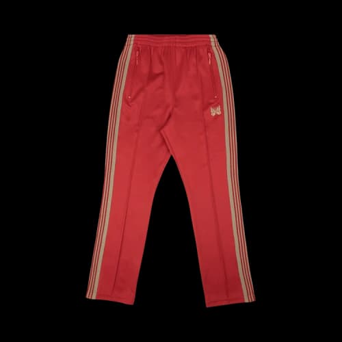 Needles Narrow Smooth Track Pants 'Red'