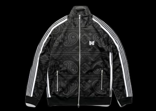 Needles x Nubian Track Jacket Black Paisley