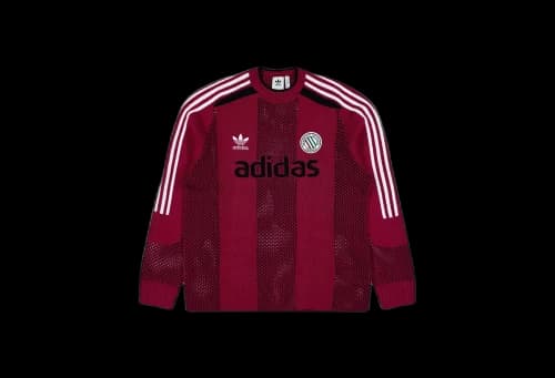 adidas Adicolor Blokecore LS Pullover 'Legacy Burgundy' (2025)