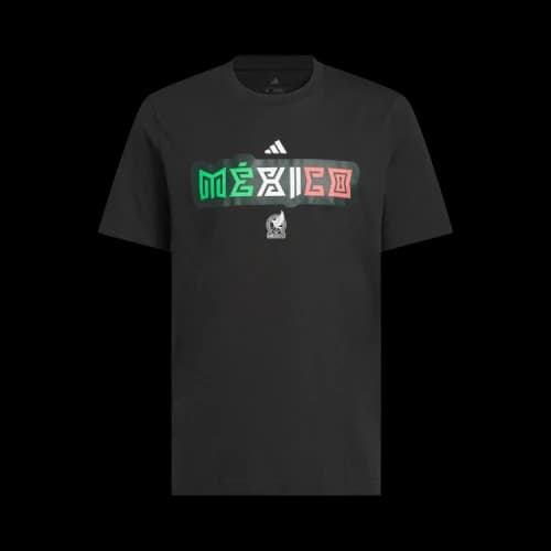 adidas World Cup 2026 Mexico Home Graphic Tee Black