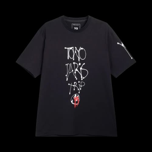Yohji Yamamoto Pour Homme x Adidas City GFX Short-Sleeve Tee 'Black'