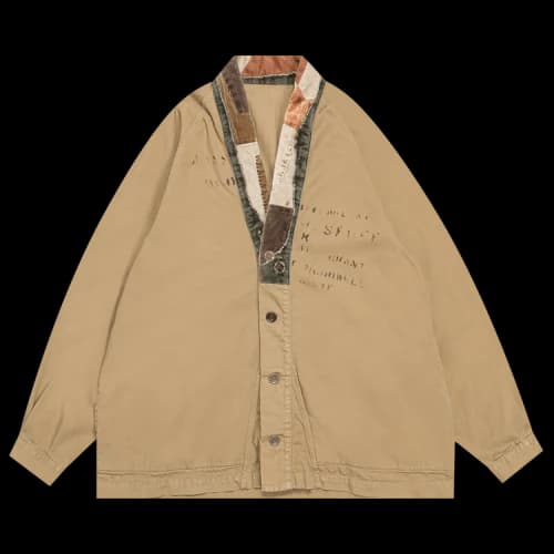 Kapital Shirt Chino Tiger Juddbhan Shirt (Dotera) 'Beige'