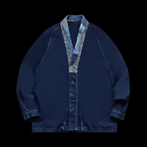 Kapital 8Oz IDGxIDG Tiger Juddbhan Shirt (Dotera) 'Indigo'