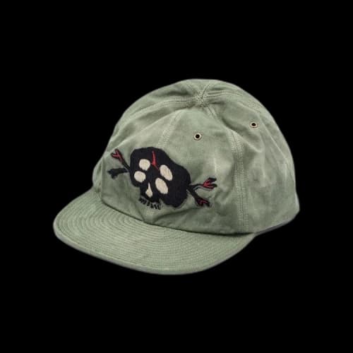 Kapital Katsuragi Kola Cap (Rain Skull) 'Khaki'
