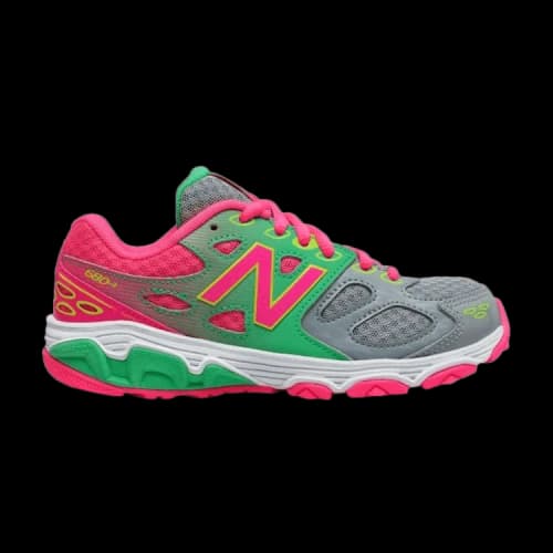 (GS) New Balance 680 V3 Running Shoes 'Grey Pink'