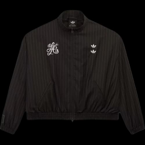 adidas x Willy Chavarria Pinstripe Track Jacket Black/White