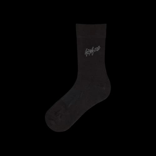 Y-3 Graphic Crew Socks 'Black'