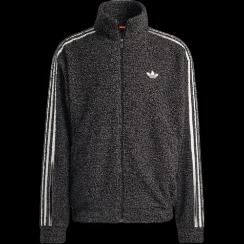 adidas Boucle Firebird Tracktop Black Grey Strata
