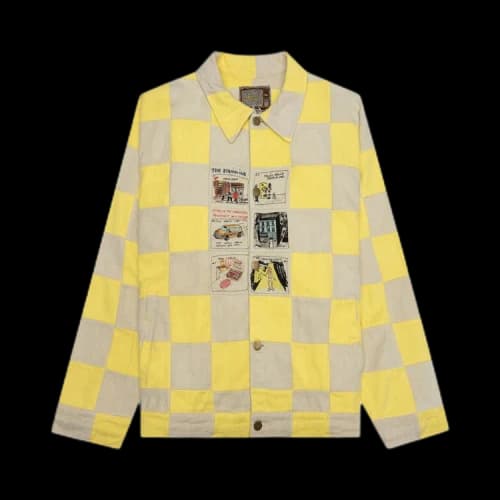 KidSuper Checkered Top 'Yellow'