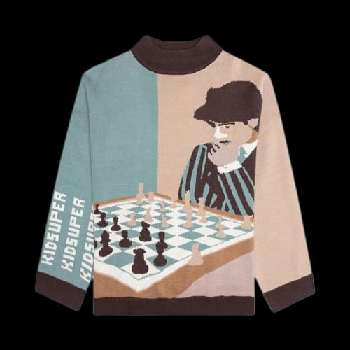 KidSuper Chess Sweater 'Multicolor'
