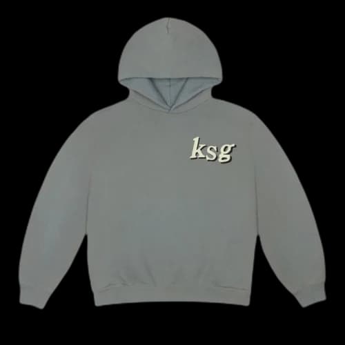 Cactus Plant Flea Market Kids See Ghosts Hooded Sweatshirt 'Glacier'