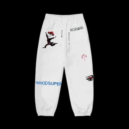 KidSuper Super Sweatpants 'White'