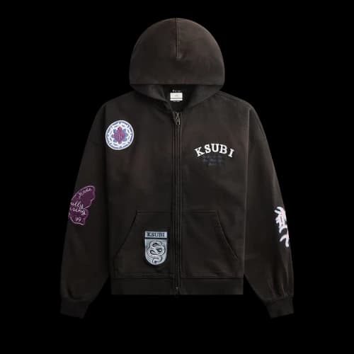 Ksubi Genesis Ekcess Zip Hoodie 'Charcoal'