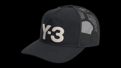 Y-3 Trucker Cap Black
