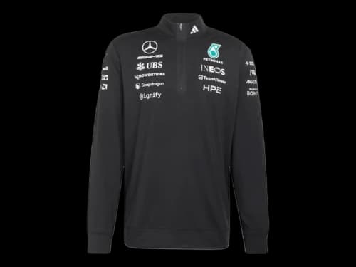 adidas Mercedes AMG Petronas Formula 1 Team Engineers Quarter Zip Sweatshirt