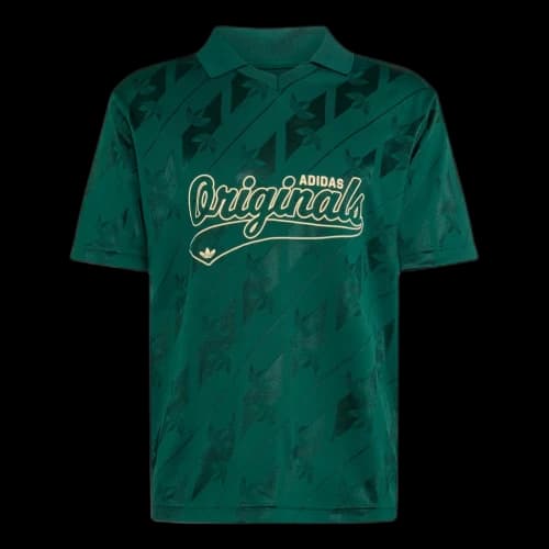 adidas Jacquard Jersey Asia Sizing 'Collegiate Green'