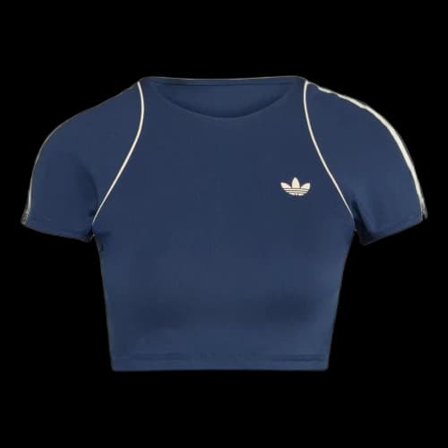 adidas Sport Superstar Bra T-Shirt Asia Sizing 'Night Indigo' (Women's)