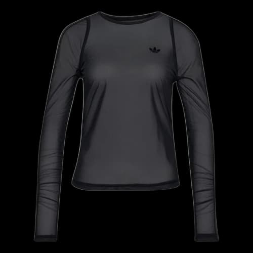 adidas Sport Longsleeve Shirt Asia Sizing 'Black' (Women's)