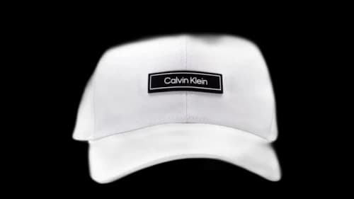 Calvin Klein Logo Cap White