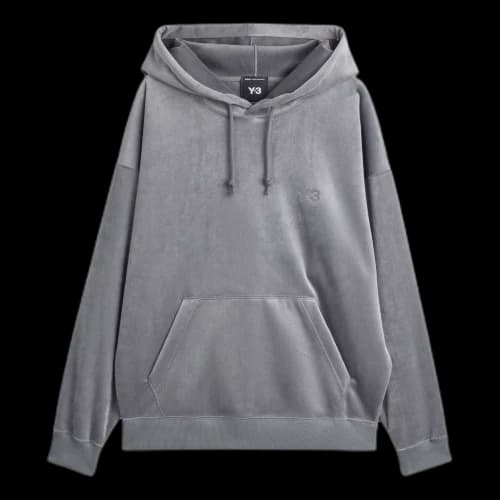 adidas x Y-3 Velvet Corduroy Hoodie Asia Sizing 'Grey Five'