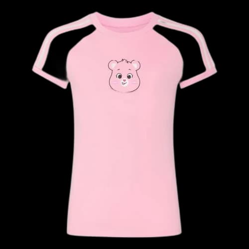 (GS) adidas x Care Bears Slim Cali T-Shirt Asia Sizing 'Light Pink Off White'