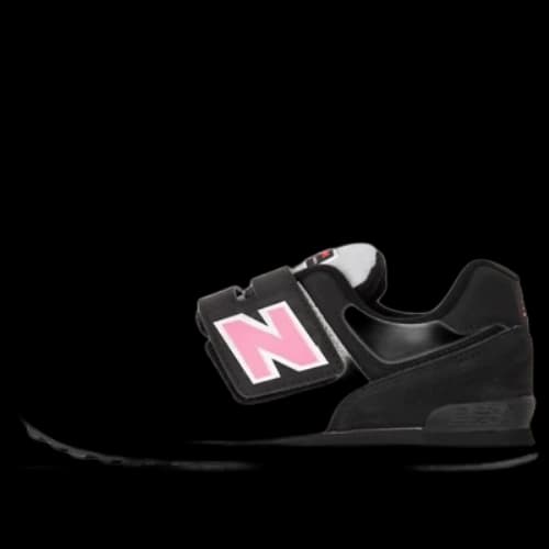 (GS) New Balance 574 Shoes 'Grey Black'