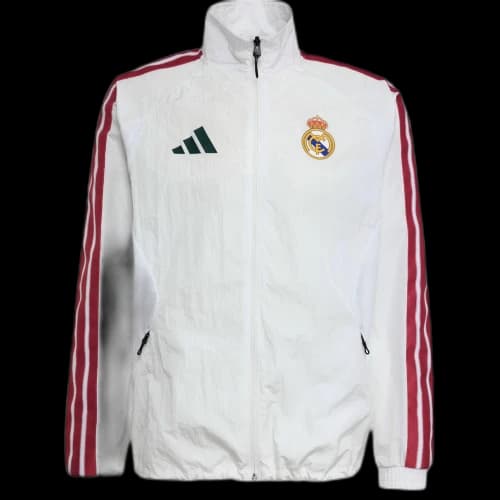 adidas Real Madrid Home Anthem Jacket Asia Sizing 'White'