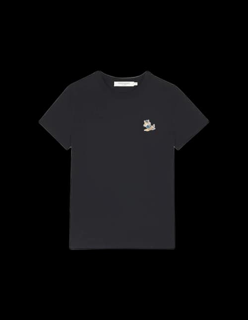 Maison Kitsune Dressed Fox Patch Classic Tee-Shirt Black