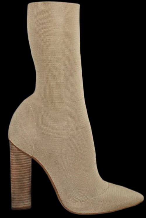 Yeezy Knit Ankle Boot Gold