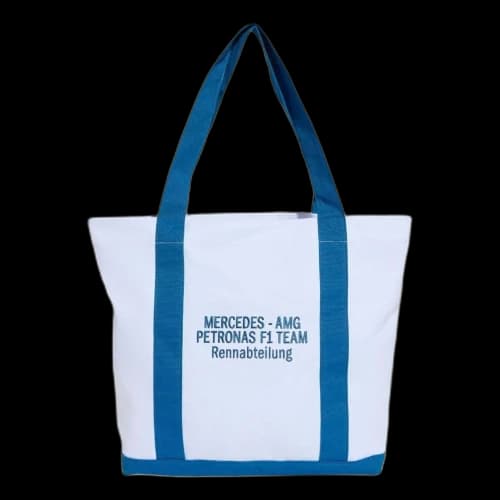 adidas x Mercedes AMG Petronas Formula 1 Team Blue Wonder Tote Bag 'White Dark Marine'
