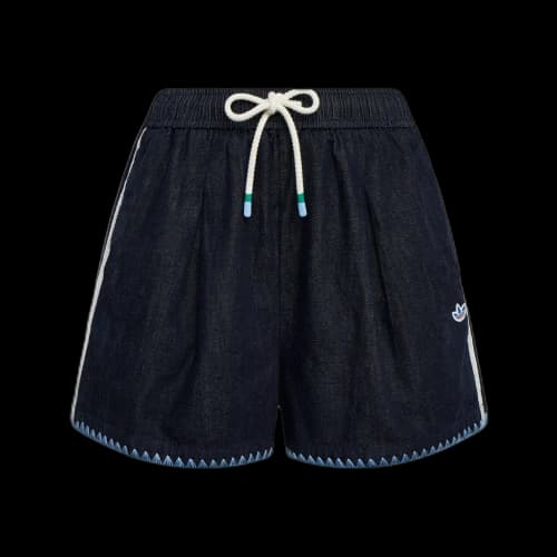 Adidas Originals Denim Shorts Women's Denim Indigo Moderate