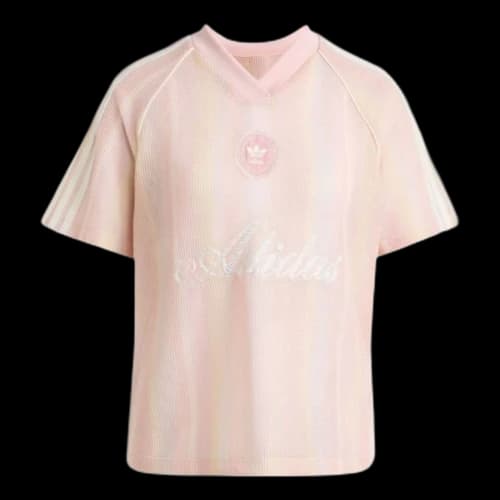 adidas Summer Glow Knitted Oversized Jersey Asia Sizing 'Sandy Pink' (Women's)