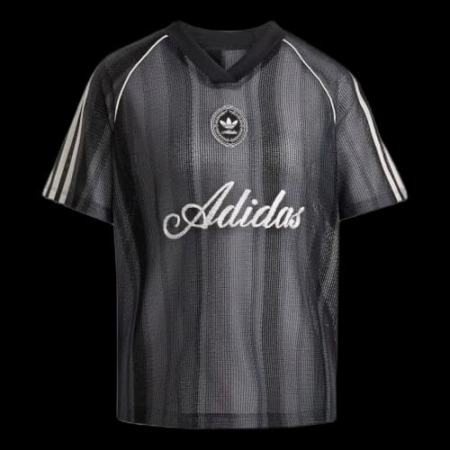 adidas Summer Glow Knitted Oversized Jersey Asia Sizing 'Black' (Women's)