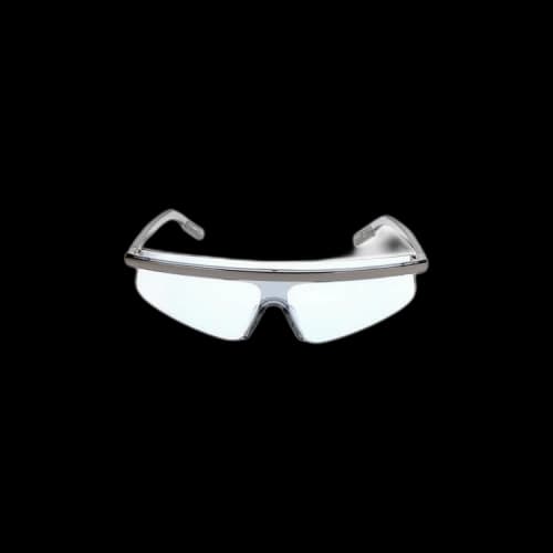 Kenzo Metallic Rim Visor Sunglasses 'Blue'