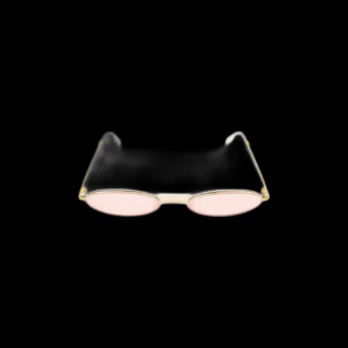 Kenzo Oval Thin Wire Sunglasses 'Pink'